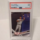 Topps 2017 Aaron Judge #287 Rookie PSA 9 Fielding New York Yankees Baseball Card