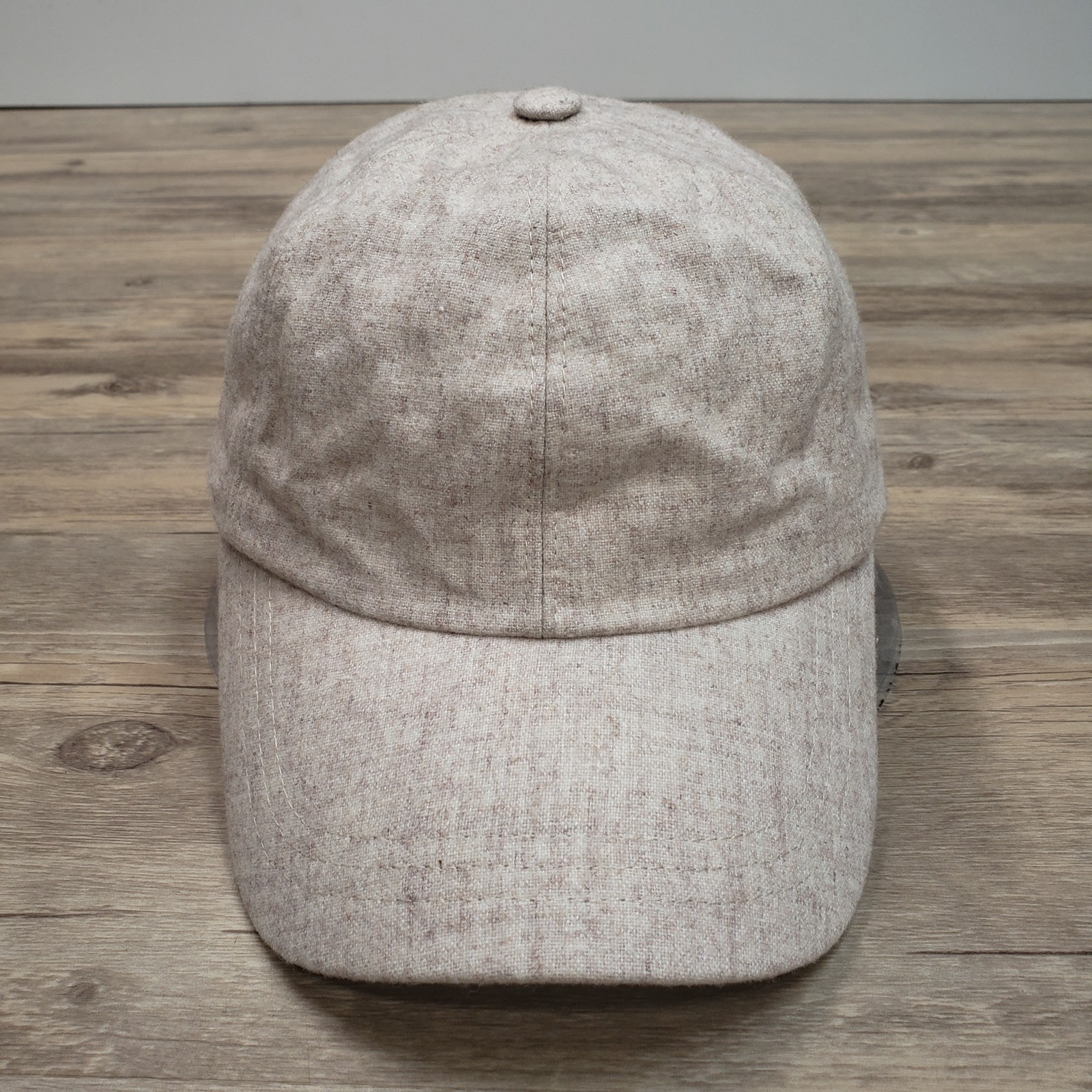 Hatattack Hat Cap Strap Back Beige Wool Blend Cas… - image 1