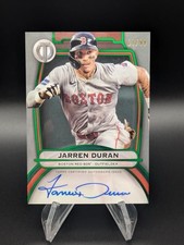 2025 Topps Tribute Jarren Duran Green Auto 1/99 First On Print!