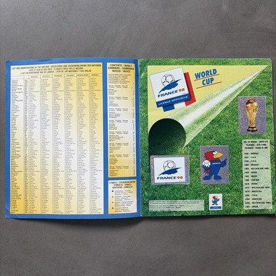 PANINI FRANCE 98 WORLD CUP 1998 ALBUM COMPLETE ORIGINAL FULL