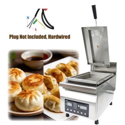 Commercial Countertop Auto Single Tank Dumpling Pan-Frying or Steaming Machine