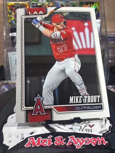 2026 Topps Flagship Mike Trout #OTC-4 Oversized Card LA Angels SP Exclusive