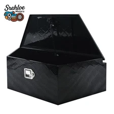 39"x16.5"x12" Trailer Tongue Aluminum Truck Bed Underbody Storage +Lock Tool Box