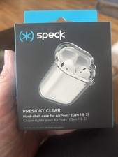 Speck Presidio Clear Fitted Case for Apple AirPods 1st  2nd Gen