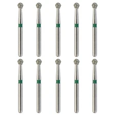 Round Dental Diamond Burs FG 801/021C Ball Coarse Grit Friction Grip High Speed