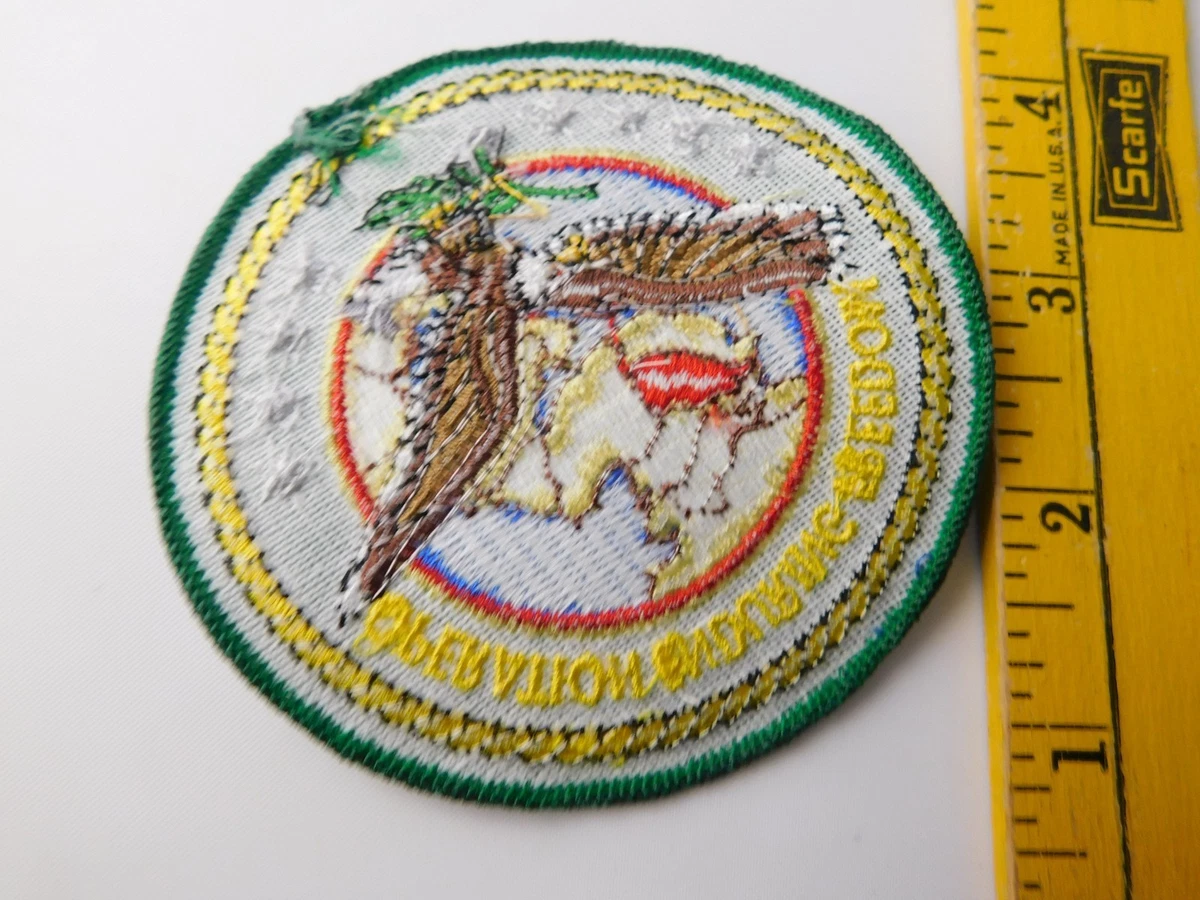 OPERATION ENDURING FREEDOM PATCH MILITARY RESOURCES WAR ON TERROR EAGLE