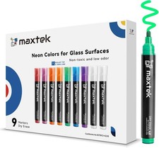 Neon Dry Erase Markers for Glass,Window Markers for Dry Erase