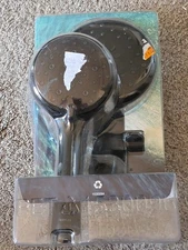 KOHLER Claro 3 In 1 Dual Wall-Mount Fixed and Handheld Shower Head 1.75 GPM BLK