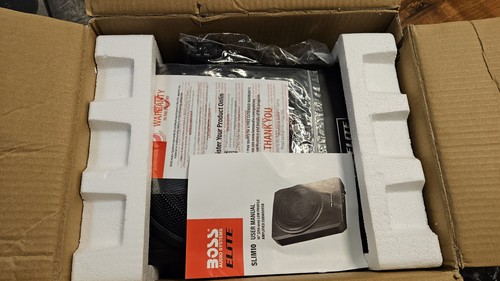 Boss Elite SLIM10 verstärkter Auto-Subwoofer - niedriges Profil, 10", autark - Bild 2 von 3