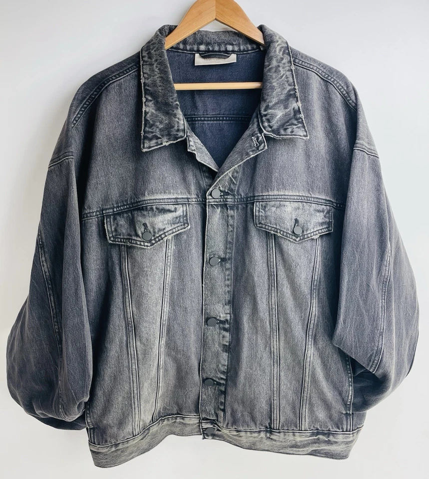 Fear of Good Essentials Denim Jacket Size M Black Men's - Image 4 of 4