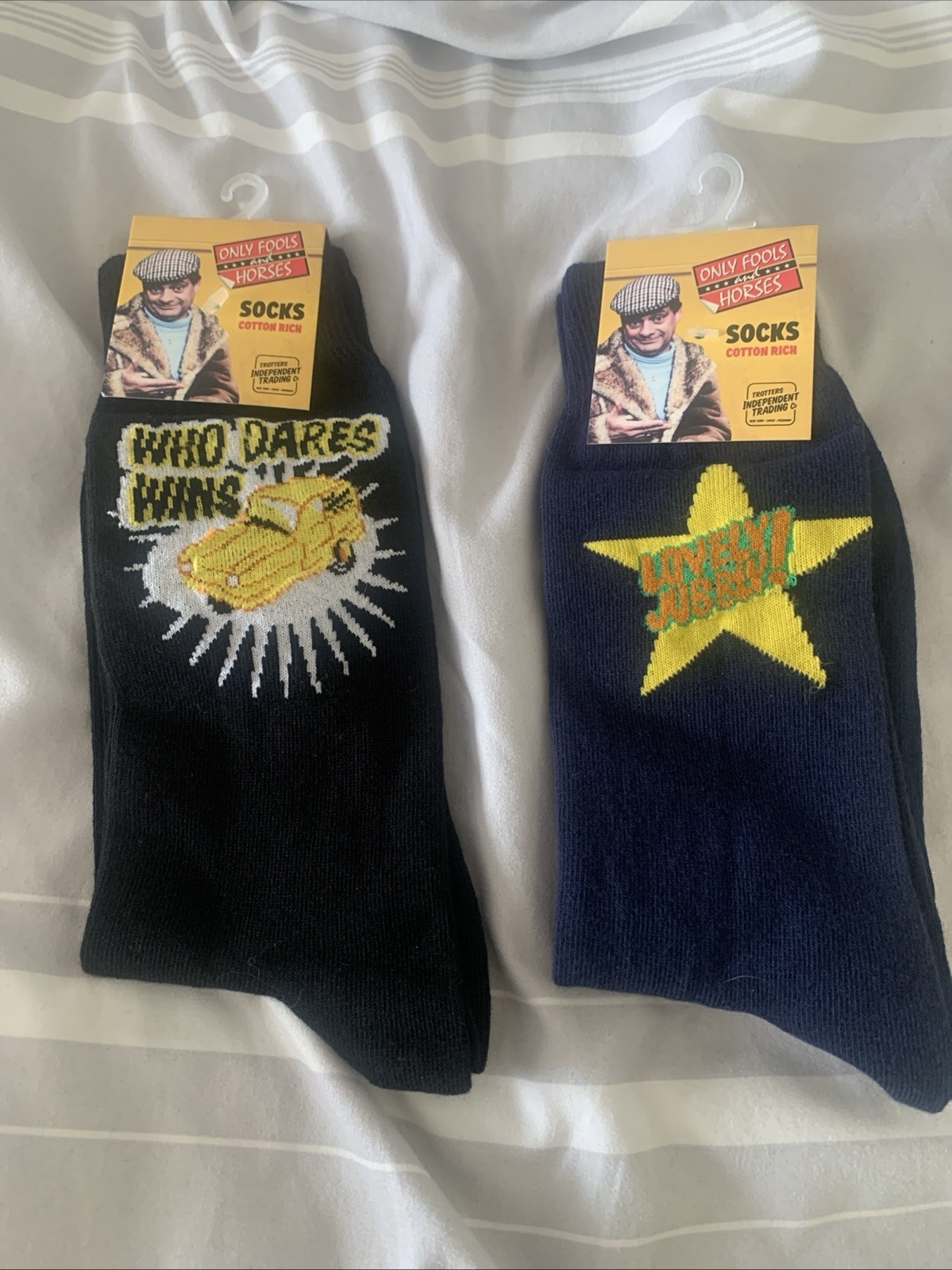 SAOLA Only Fool And Horses calze uomo nuove cotone 2 paia.