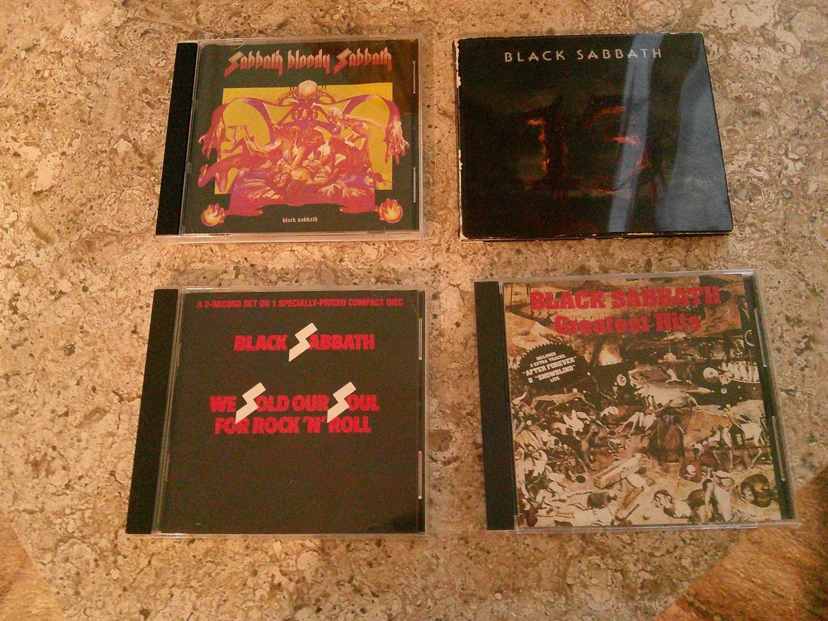 Black Sabbath 4 CD Lot V/G+/N/M-. 13, 