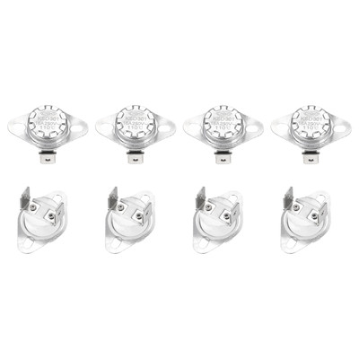 KSD301 Thermostat 110°C/230°F 16A  N.C Adjust Snap Disc Temperature Switch 8 Pcs