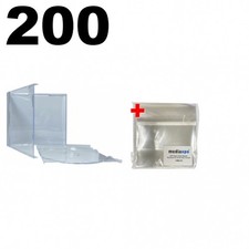 200 STANDARD Clear CD Jewel Case Unassembled 100 OPP Plastic Wrap Bag
