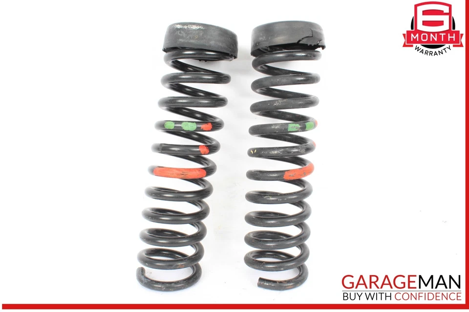 Juego de muelles helicoidales de suspensión delantera derecha e izquierda 90-02 Mercedes R129 SL500 OEM Foto 4 de 4