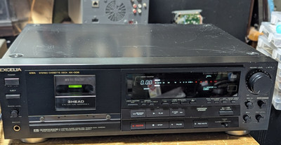 JUNK AIWA EXCELIA XK-009 Stereo Cassette Deck Black | eBay