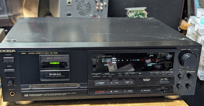 JUNK AIWA EXCELIA XK-009 Stereo Cassette Deck Black | eBay
