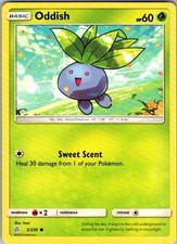 Pokemon SM - Cosmic Eclipse Oddish 2/236 NM