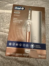 Oral-B Smart Limited Electric Toothbrush, 2 Brush Heads & Travel Case, Rose Gold