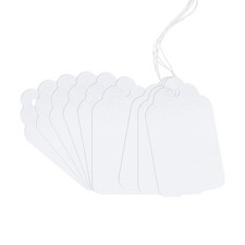 ZUFECY 100 Marking Tags - White Price with 2.75 x 1.57 Inches,