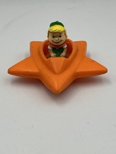 Vintage Wendy's Kids Meal Toy 1989 Jetsons Elroy In Orange Space Vehicle