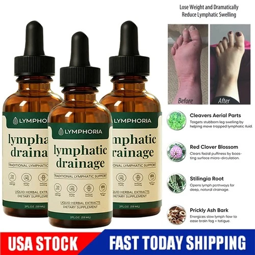 3X Lymphoria - Lymphatic Drainage 59ml - Detox,Bloat Relief & Immune Support