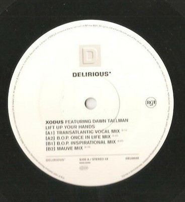 Xodus - Lift Up Your Hands - UK 12'' Vinyl - 1997 - Delirious