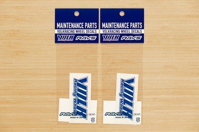 Genuine RAYS Volk Racing TE37 Wheel Repair Rim Sticker (No.16) - BLUE (2 pcs)