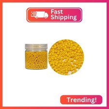 Bala Fillic Dark Yellow Color 4mm Glass Seed Beads About 1400pcs in Box 6/0 Glas