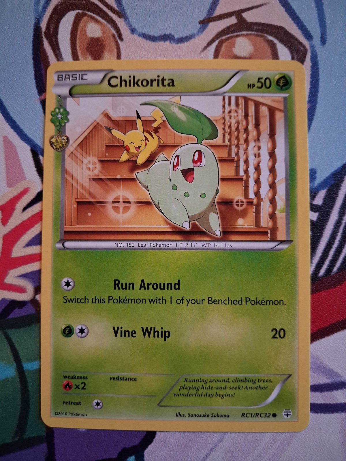 Pokemon TCG Chikorita RC1/RC32 Lightly Played