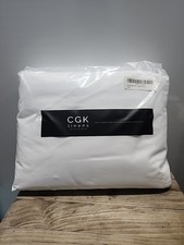 NEW CGK Linens, 6 Piece Queen Extra Deep White Sheet Microfiber Set