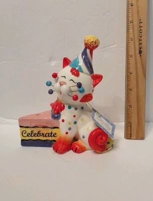 Whimsiclay Amy Lacombe Celebrate Birthday Kitty Cat Whiskers