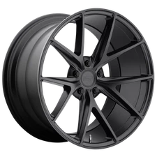 Niche 1Pc MISANO Matte Black 22x9" Rim 5X4.5+38 offset, Each