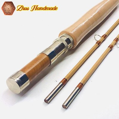 Handmade Bamboo Fly Rods 7'6''5 wt/Vintage Cane Fly Fishing Rods Green Product