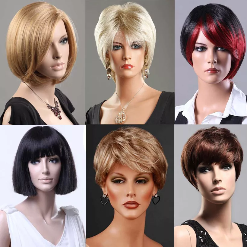 Short brown top wig uk