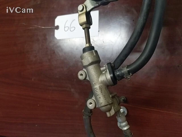 Suzuki Gs500 Gs500e Gs500f Rear Back Brake Master Cylinder W Reservoir and peg - Image 4 of 4