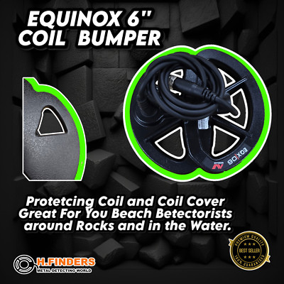 Equinox 6'' Coil Rubber Bumper Neon Green