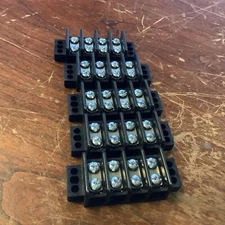 Waytek TB300-04 Barrier Terminal Block Part#47354 4-Positions 30A,600V (lot Of 5