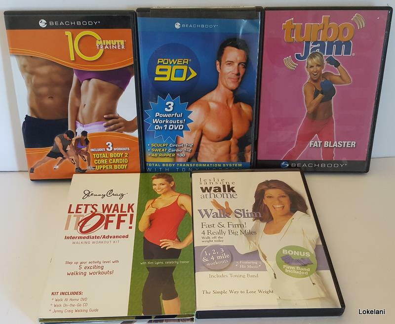 Workout DVDs Lot of 28 plus a Bonus: Jillian Michaels Tony Horton - Main Image
