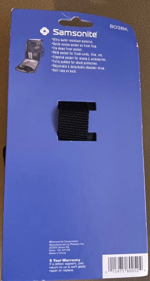 Samsonite Photo Bag NWT - Image 2 of 2