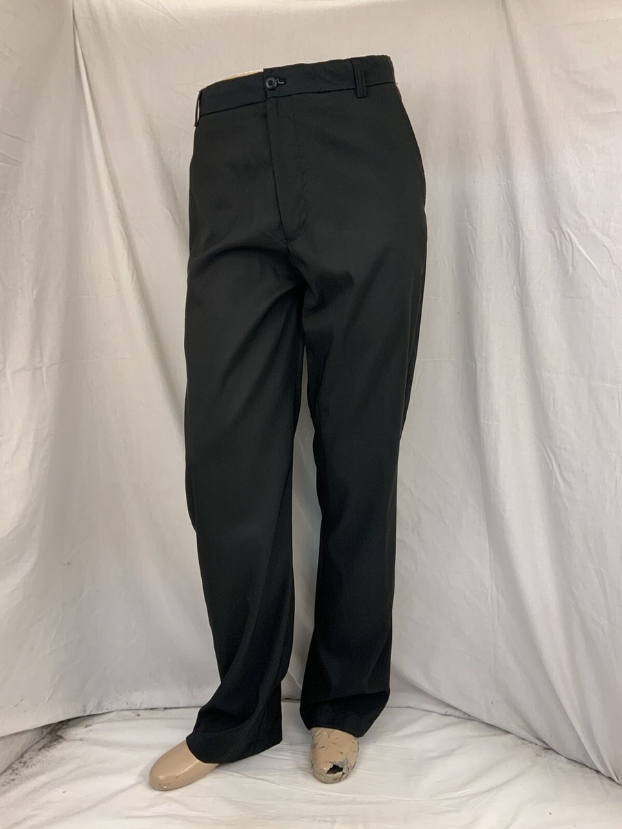 Snake Eyes Golf Pants 36x34 Black Flat Front 100% Poly India Snake Eyes Golf Pants 36x34 Black Flat Front 100% Poly India
