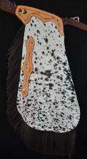 Custom Made Leather Chinks/Hair On Cowhide Chaps/Made In USA