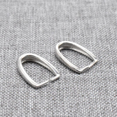 2 schlichte, rhodinierte Charm-Anh?nger aus 925er-Sterlingsilber