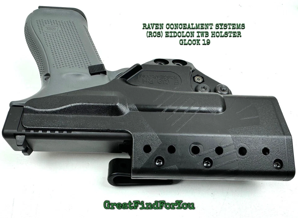 RAVEN CONCEALMENT SYSTEMS (RCS) EIDOLON IWB HOLSTER - RIGHT HAND, GLOCK 19 - Image 4 of 4