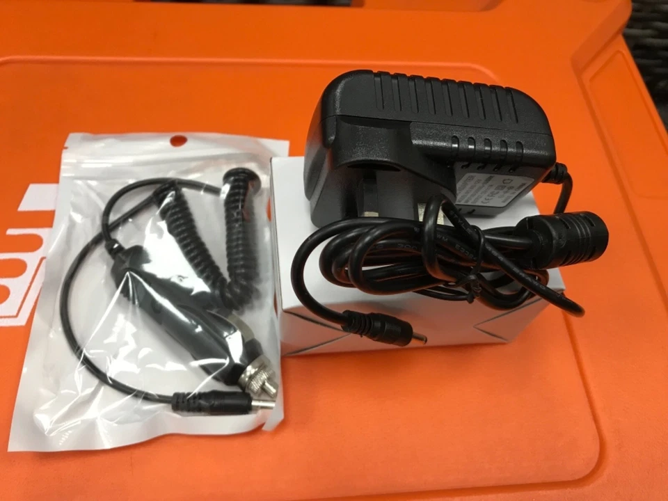 REPLACEMENT PASLODE AC/DC UK MAINS ADAPTER/IN CAR CHARGER SET