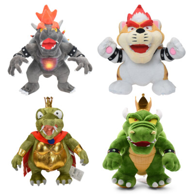 #ad Super Mario Bros Fury Bowser Plush Toys Meowser Stuffed Doll Birthday Xmas Gifts $29.49