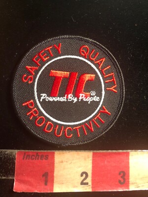 TIC POWERED BY PEOPLE Safety Quality Productivity Patch 85Z8