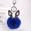 thumbnail 79 - 2020 New Cute Pineapple Fur Ball Keychain Bag Car Pendant Keyring Birthday Gifts