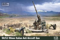 IBG 72159 90/53 90Mm Italian Anti Aircraft Gun Scale 1/72