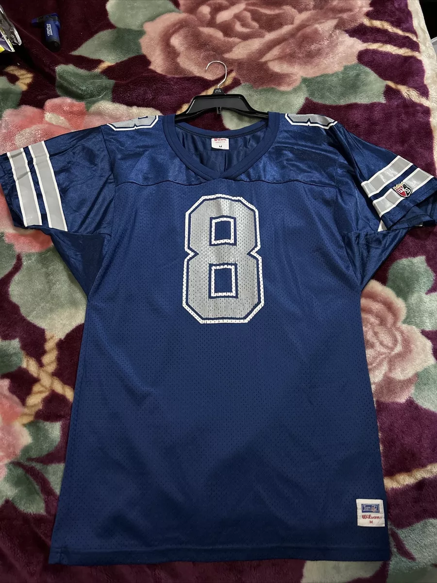 Troy aikman blue best sale jersey